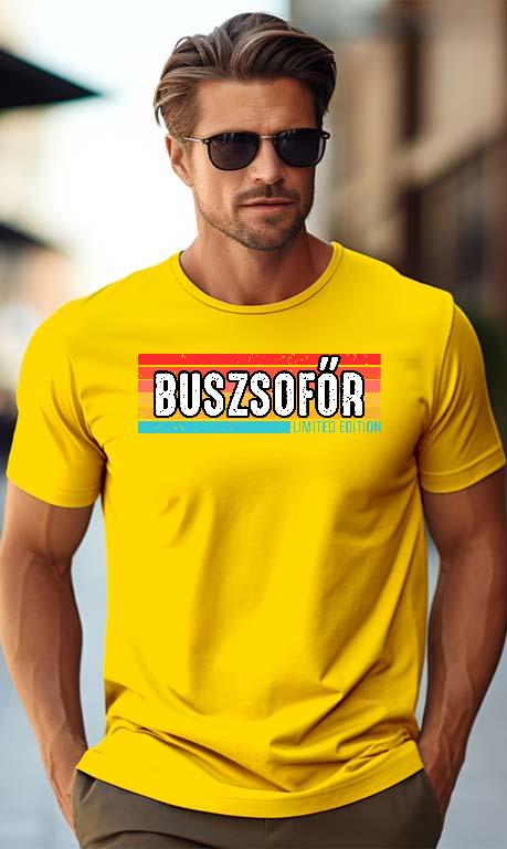 Buszsofőr Limited Edition - Buszsofőr Férfi Prémium Póló