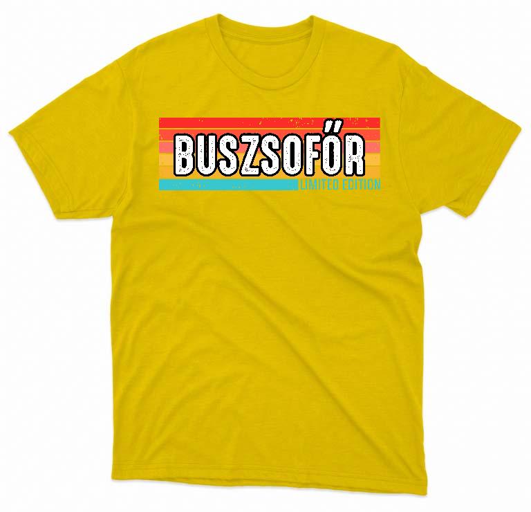 Buszsofőr Limited Edition - Buszsofőr Férfi Prémium Póló