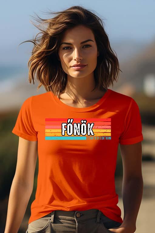 Főnök Limited Edition - Főnök Női Prémium Póló