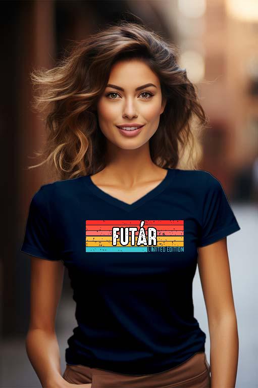 Futár Limited Edition - Futár Női V-nyakú Póló