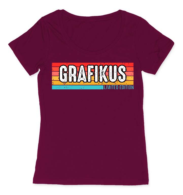 Grafikus Limited Edition - Grafikus Női O-nyakú Póló