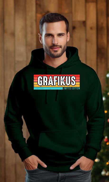 Grafikus Limited Edition - Grafikus Férfi Kapucnis Pulóver