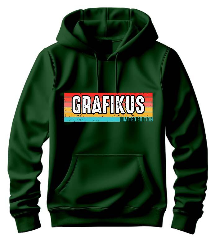 Grafikus Limited Edition - Grafikus Férfi Kapucnis Pulóver