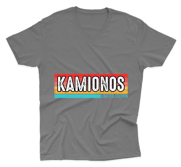 Kamionos Limited Edition - Kamionos Férfi V-nyakú Póló