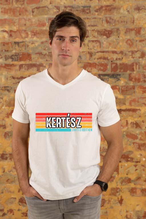 Kertész Limited Edition - Kertész Férfi V-nyakú Póló