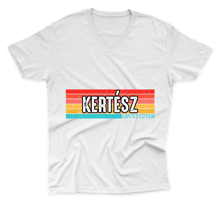 Kertész Limited Edition - Kertész Férfi V-nyakú Póló