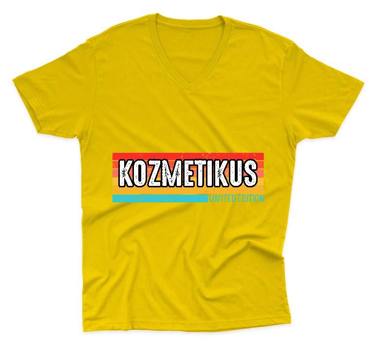 Kozmetikus Limited Edition - Kozmetikus Férfi V-nyakú Póló