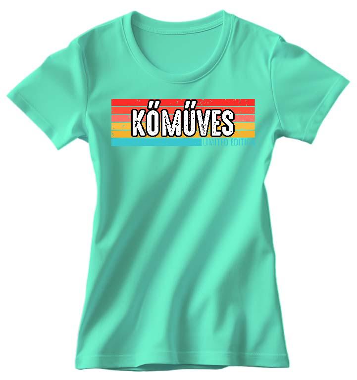 Kőműves Limited Edition - Kőműves Női Környakú Póló