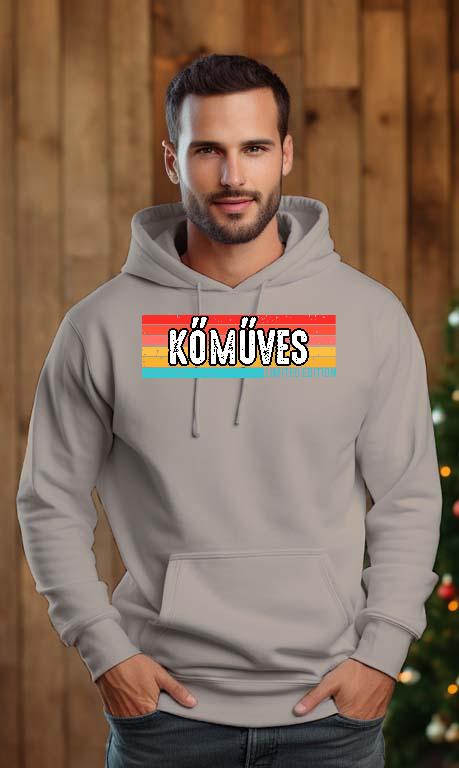 Kőműves Limited Edition - Kőműves Férfi Kapucnis Pulóver