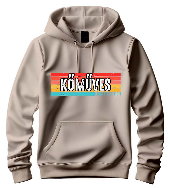 Kőműves Limited Edition - Kőműves Férfi Kapucnis Pulóver