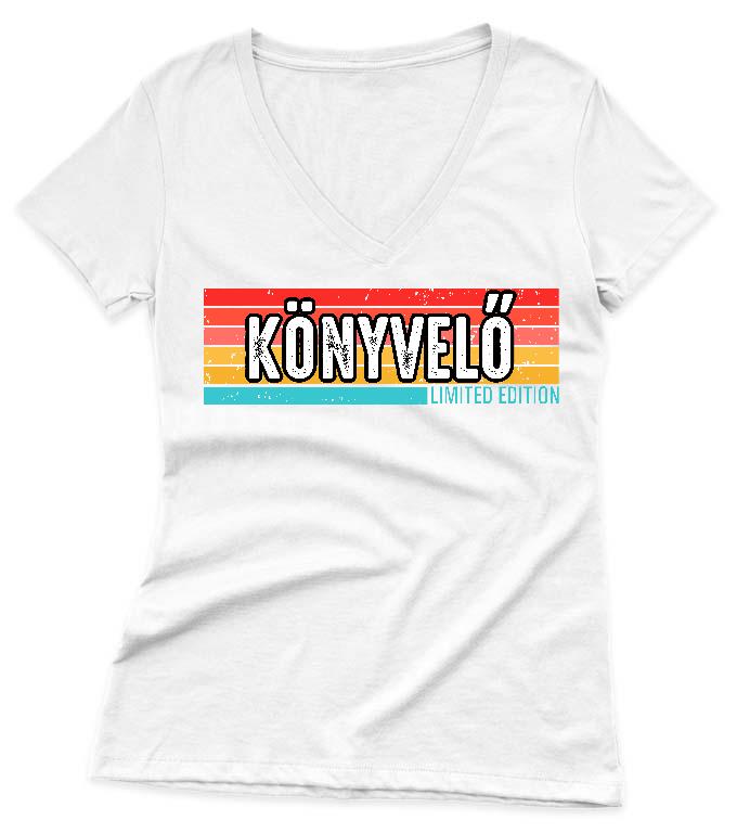 Könyvelő Limited Edition - Könyvelő Női V-nyakú Póló