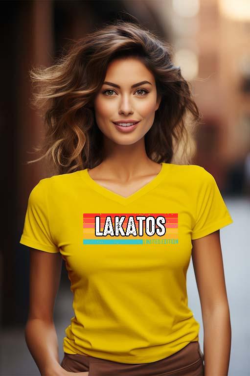 Lakatos Limited Edition - Lakatos Női V-nyakú Póló