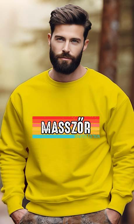 Masszőr Limited Edition - Masszőr Férfi Pulóver