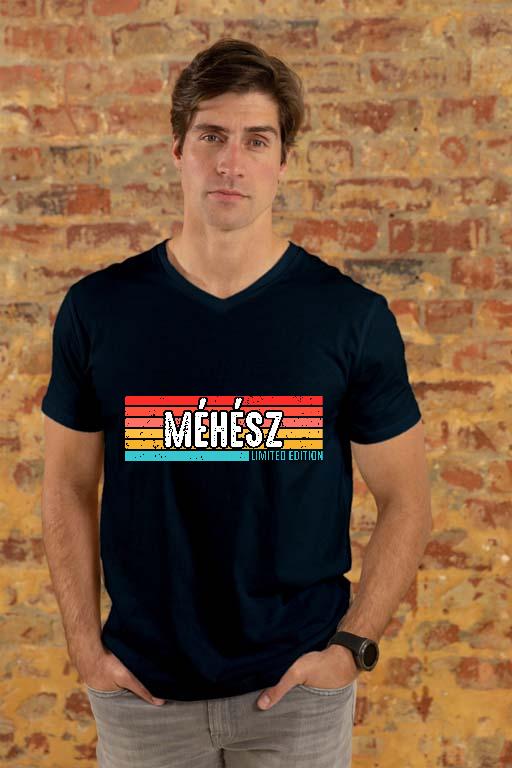 Méhész Limited Edition - Méhész Férfi V-nyakú Póló
