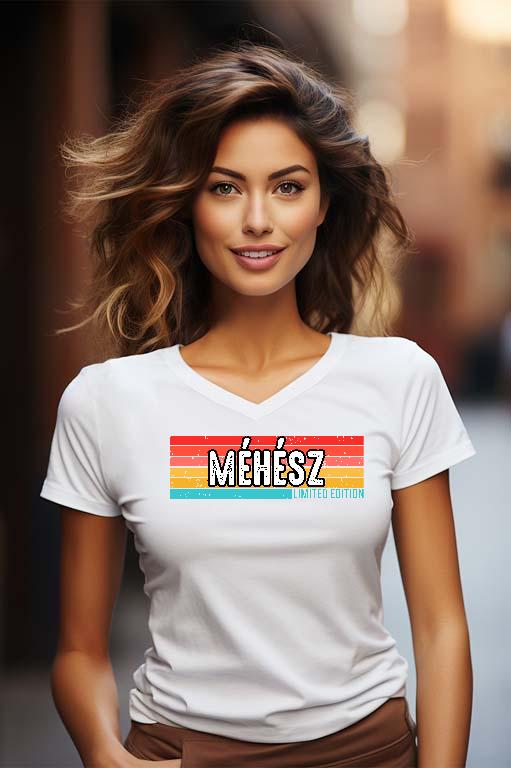 Méhész Limited Edition - Méhész Női V-nyakú Póló
