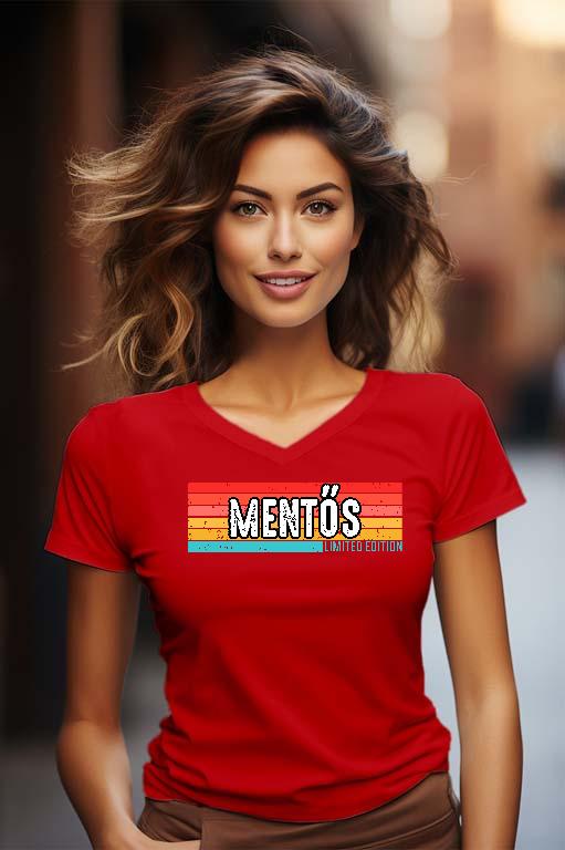 Mentős Limited Edition - Mentős Női V-nyakú Póló