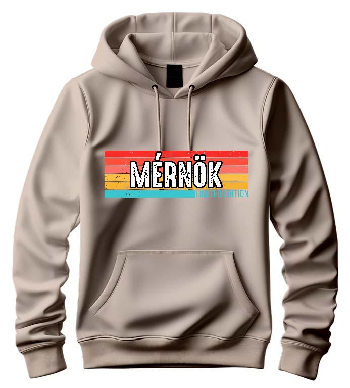 Mérnök Limited Edition - Mérnök Férfi Kapucnis Pulóver