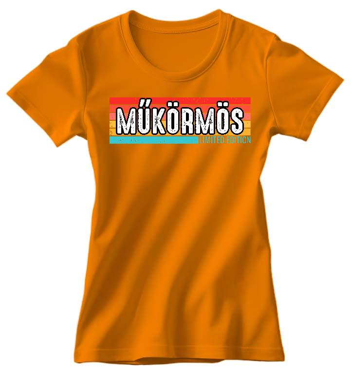 Műkörmös Limited Edition - Műkörmös Női Környakú Póló