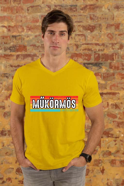 Műkörmös Limited Edition - Műkörmös Férfi V-nyakú Póló