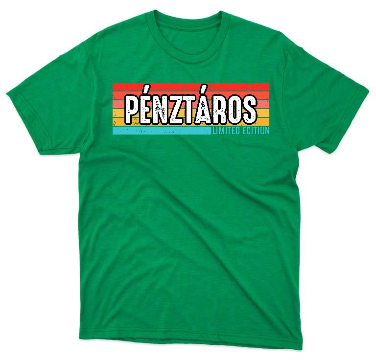 Pénztáros Limited Edition - Pénztáros Férfi Környakú Póló