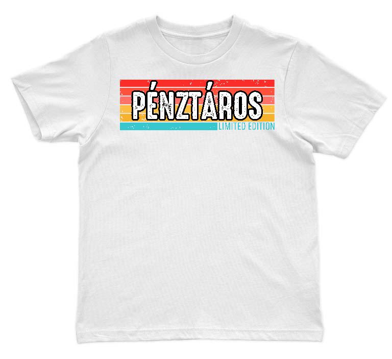 Pénztáros Limited Edition - Pénztáros Gyerek Környakú Póló