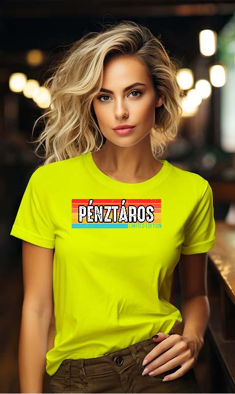 Pénztáros Limited Edition - Pénztáros Női Környakú Póló