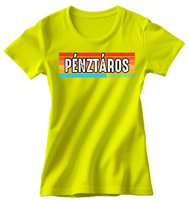 Pénztáros Limited Edition - Pénztáros Női Környakú Póló