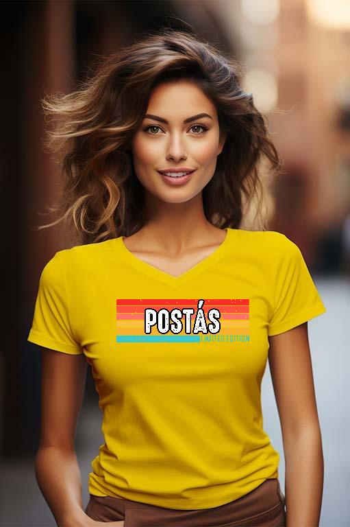Postás Limited Edition - Postás Női V-nyakú Póló