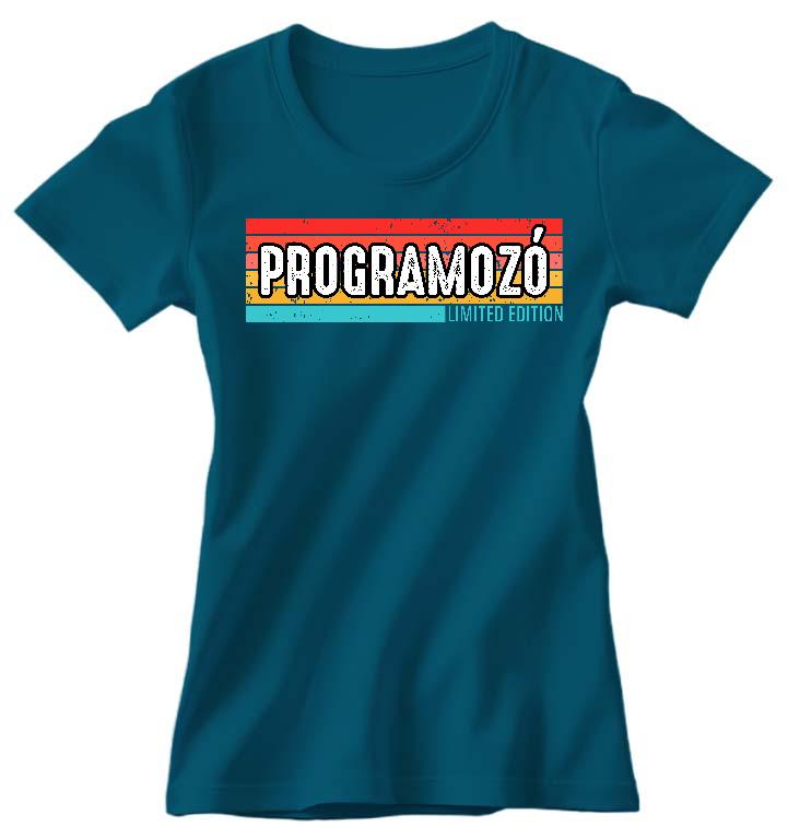 Programozó Limited Edition - Programozó Női Környakú Póló