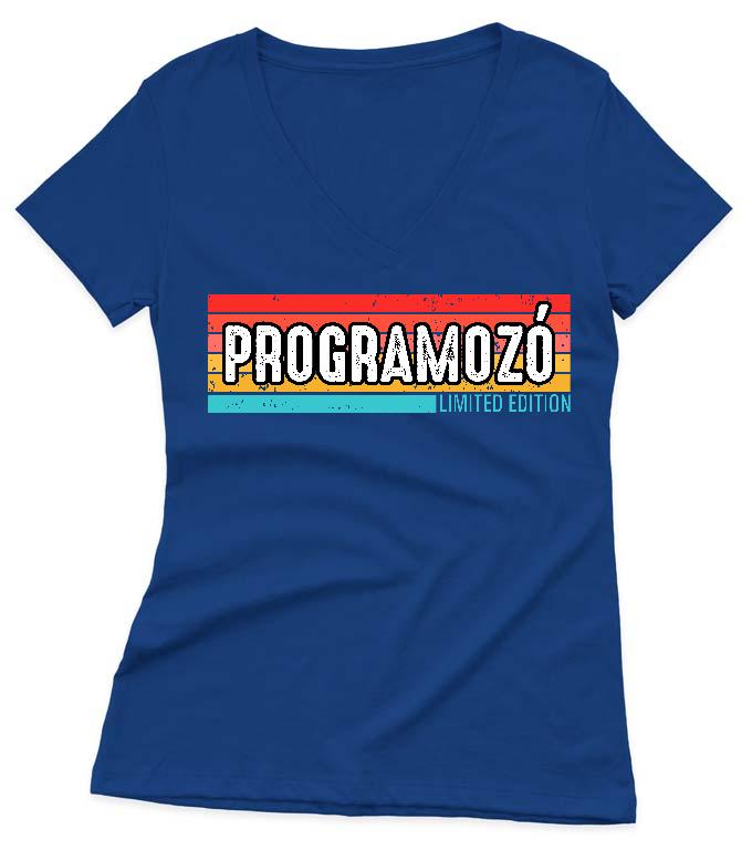 Programozó Limited Edition - Programozó Női V-nyakú Póló