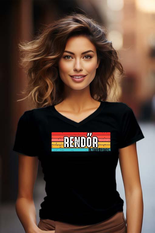 Rendőr Limited Edition - Rendőr Női V-nyakú Póló