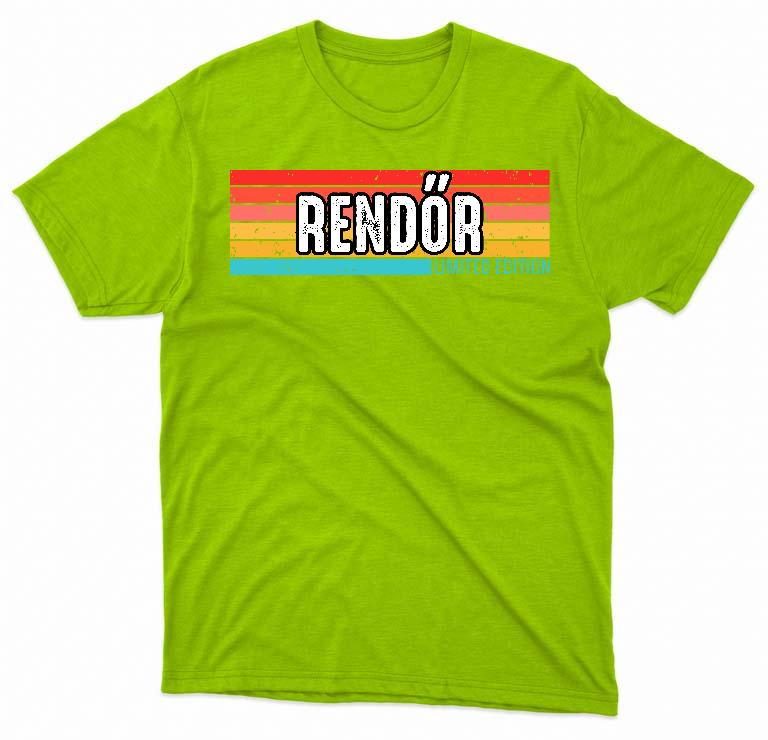 Rendőr Limited Edition - Rendőr Férfi Prémium Póló