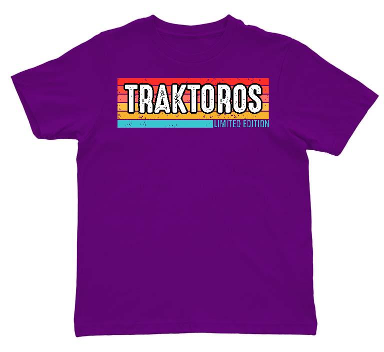 Traktoros Limited Edition - Traktoros Gyerek Környakú Póló