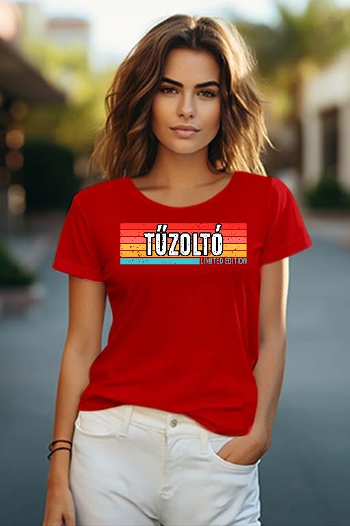 Tűzoltó Limited Edition - Tűzoltó Női O-nyakú Póló