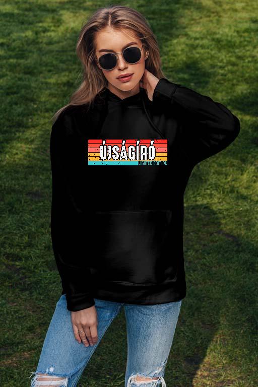 Újságíró Limited Edition - Újságíró Női Kapucnis Pulóver