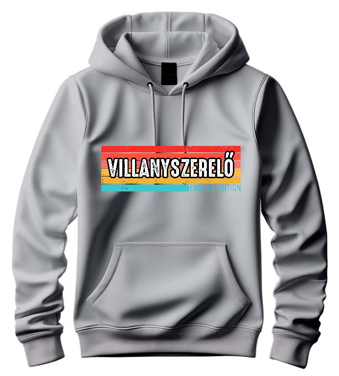 Villanyszerelő Limited Edition - Villanyszerelő Férfi Kapucnis Pulóver