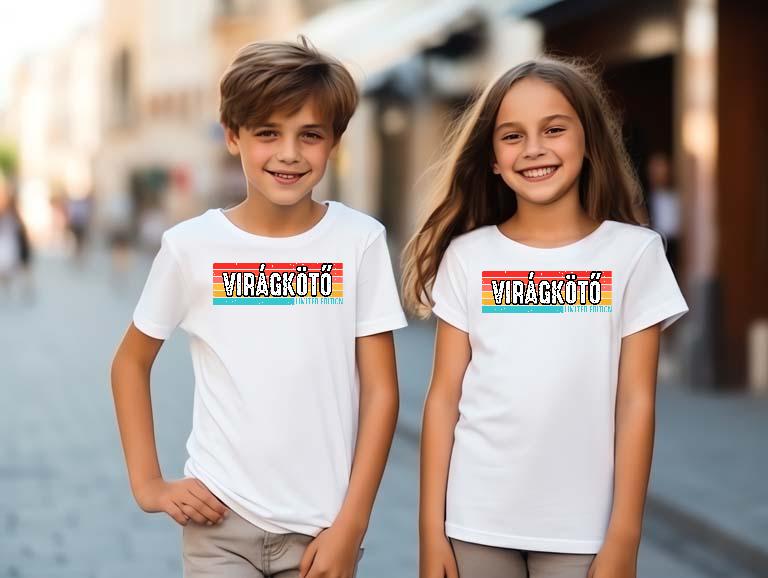 Virágkötő Limited Edition - Virágkötő Gyerek Környakú Póló