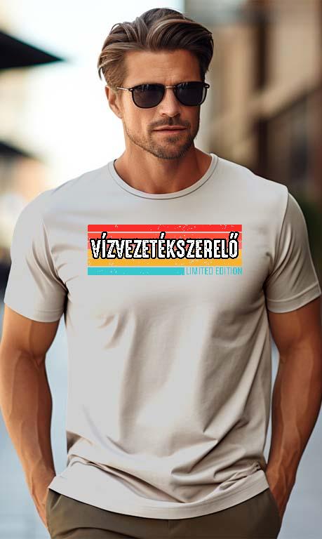 Vízvezetékszerelő Limited Edition - Vízvezetékszerelő Férfi Prémium Póló