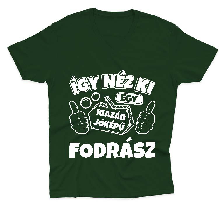 Igazán jóképű Fodrász - Fodrász Férfi V-nyakú Póló