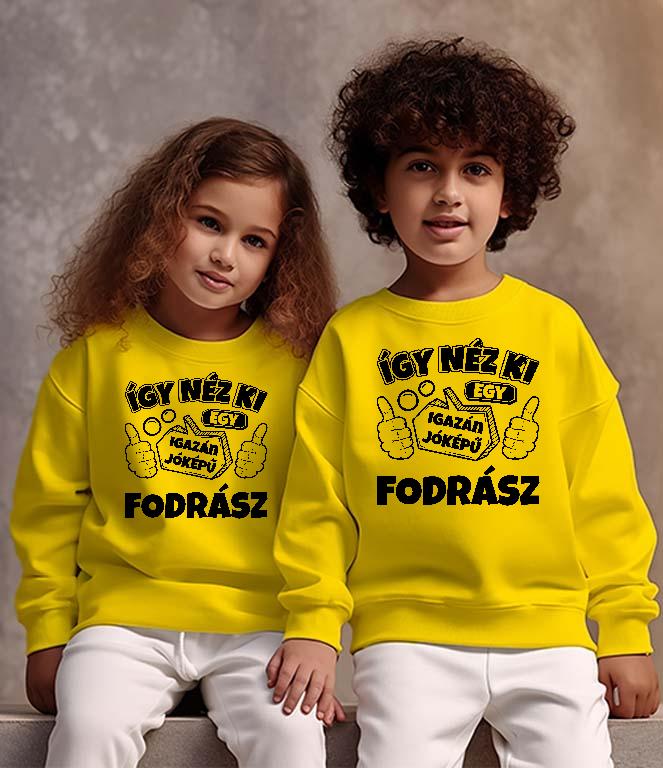 Igazán jóképű Fodrász - Fodrász Gyerek Pulóver
