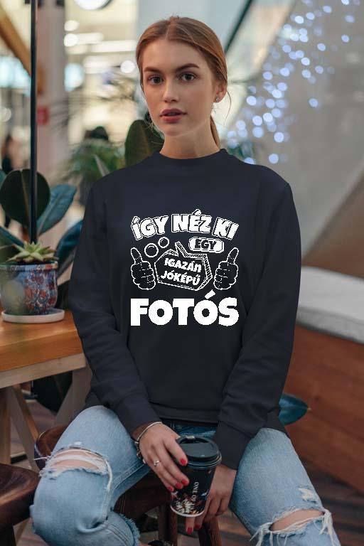 Igazán jóképű Fotós - Fotós Női Pulóver
