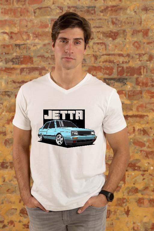 Volkswagen Jetta v1 - Volkswagen Jetta Férfi V-nyakú Póló
