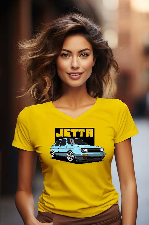 Volkswagen Jetta v1 - Volkswagen Jetta Női V-nyakú Póló