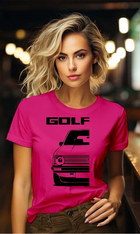 Volkswagen Golf 1 v3 - Volkswagen Golf 1 Női Környakú Póló