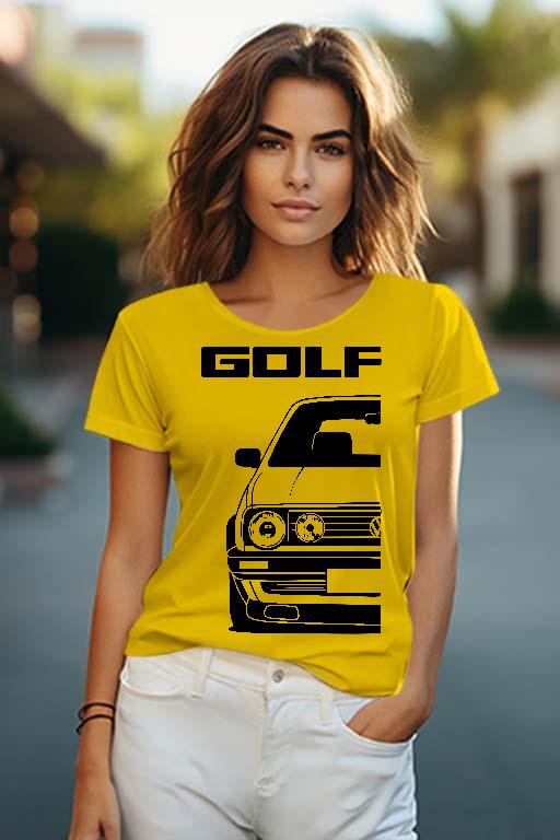 VW Golf 2 v1 - Volkswagen Golf 2 Női O-nyakú Póló