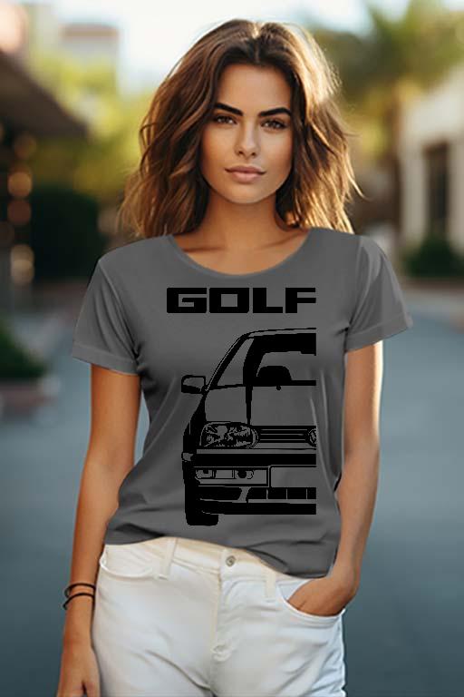 VW Golf 3 - Volkswagen Golf 3 Női O-nyakú Póló