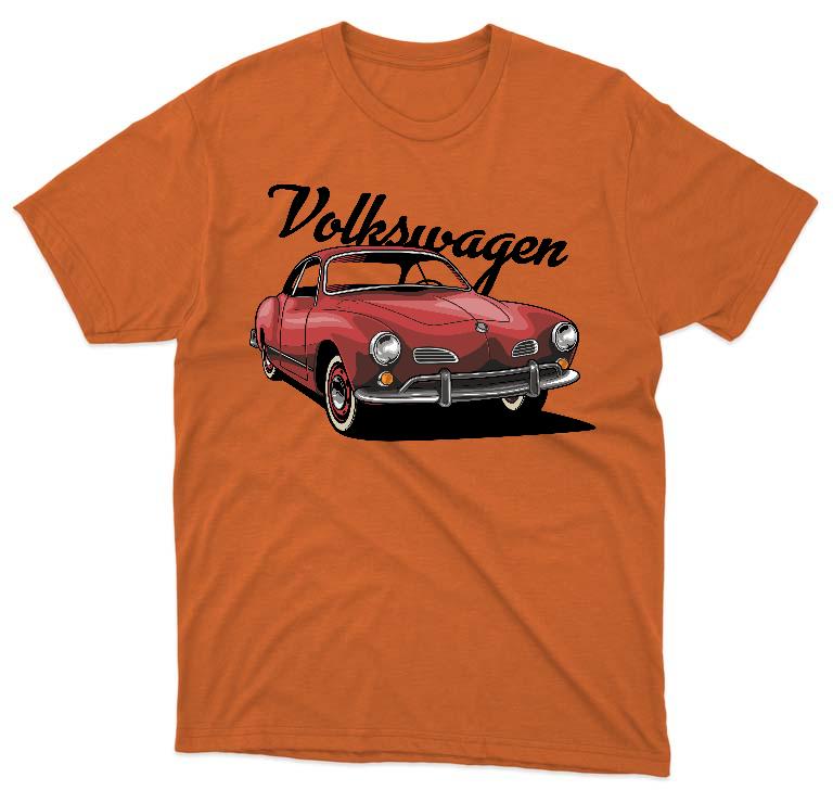 Volkswagen Karmann Ghia - Volkswagen Karmann Ghia Férfi Környakú Póló