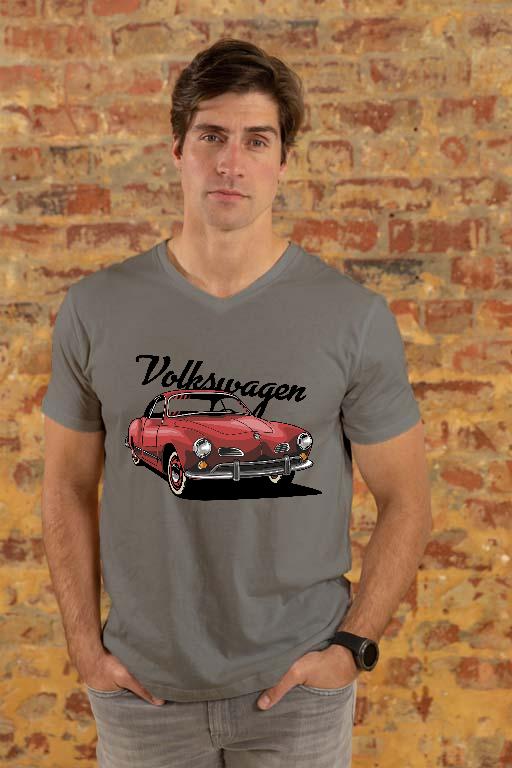 Volkswagen Karmann Ghia - Volkswagen Karmann Ghia Férfi V-nyakú Póló