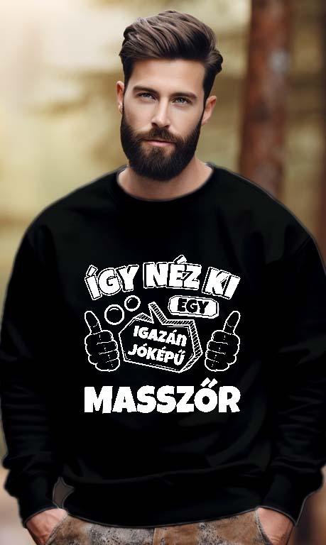 Igazán jóképű Masszőr - Masszőr Férfi Pulóver