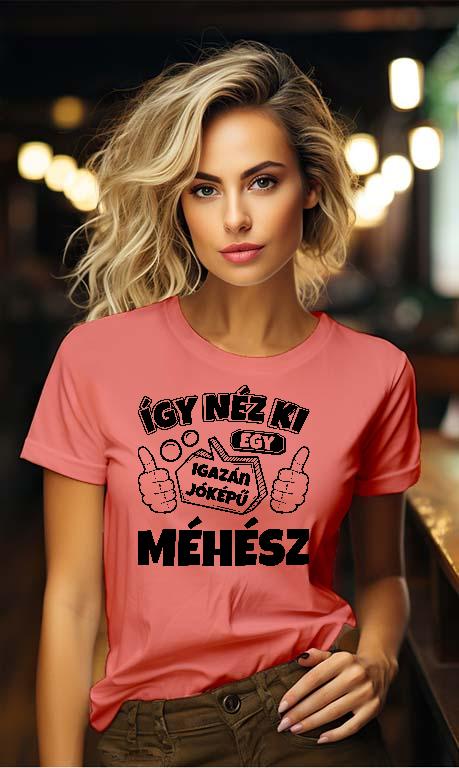 Igazán jóképű Méhész - Méhész Női Környakú Póló